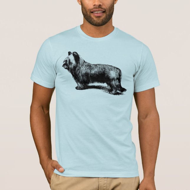 T-shirt Art de cru de Skye Terrier (Devant)