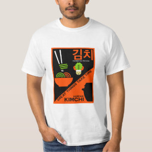 T-shirt Art de cuisine coréen Kimchi
