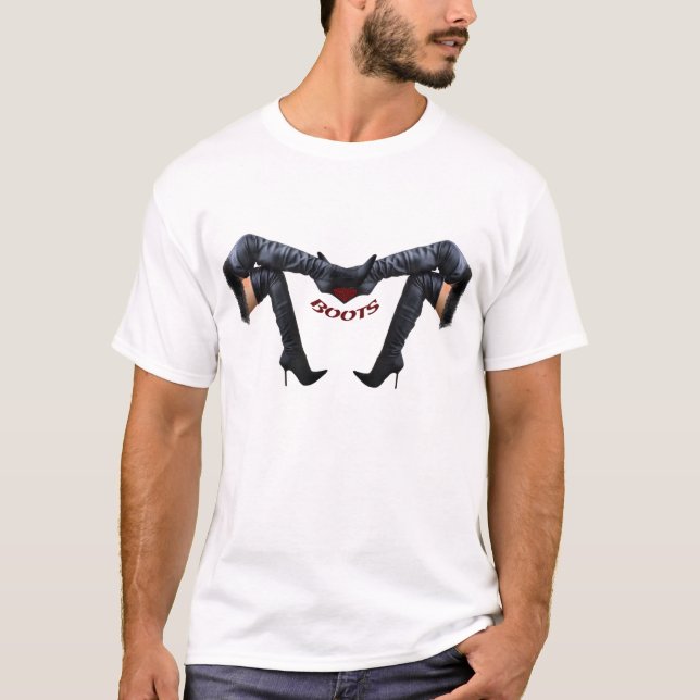 T-shirt Art de démarrage Stiletto élégant (Devant)