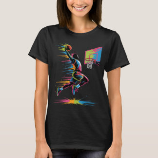 T-shirt Art de dunk slam urbain _ Drip abstrait Basball