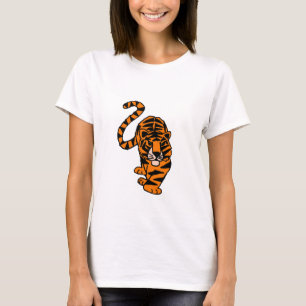 T-shirt Art de égrappage artistique de tigre