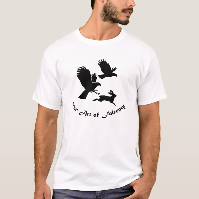 T-shirt Art de fauconnerie - faucons de Harris (Devant)