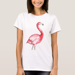 T-shirt Art de Flamant rose