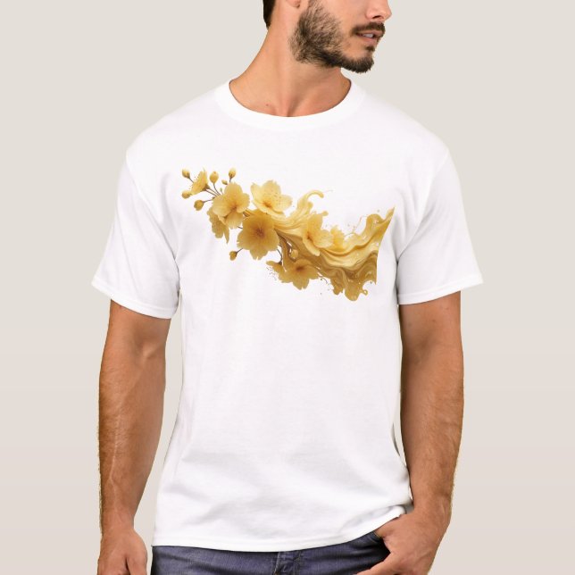 T-shirt Art de FLEUR ABSTRAITE accrocheur (Devant)