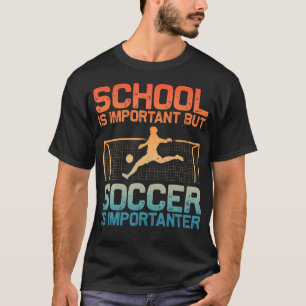 T-shirt Art de football drôle pour garçons filles gag foot