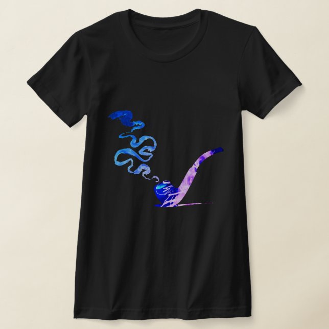 T-shirt Art de fumer la pipe (Miami) (Poser)