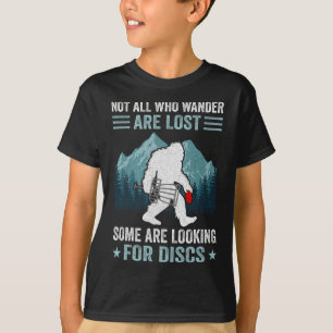 T-shirt Art de golf à disque drôle pour hommes femmes Bigf