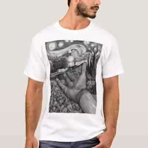 T-shirt Art de la compassion : Van Gogh Hand of Help T-Shi