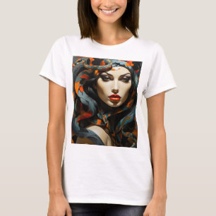 T-shirt Art de la femme serpent