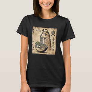T-shirt Art de la grotte japonaise amateur de nouilles de