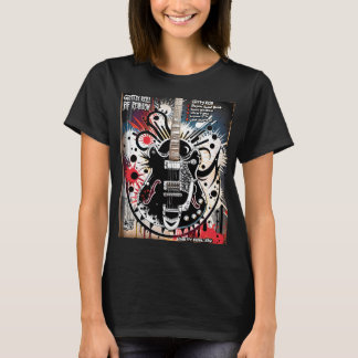 T-shirt Art de la guitare