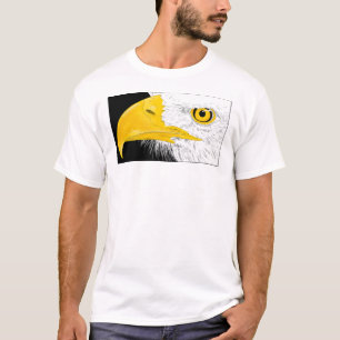 T-shirt Art de la ligne Eagle