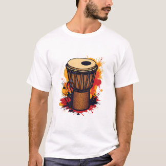T-shirt Art de la percussion africaine