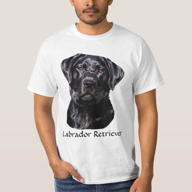 T-shirt Art de labrador retriever (Devant)