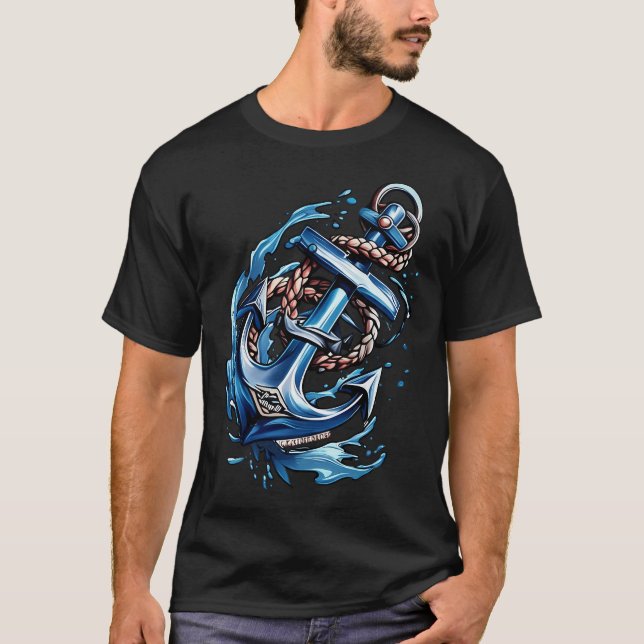 T-shirt Art de l'ancre (Devant)