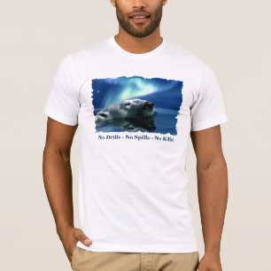 T-shirt Art De l'environnement anti-forage à l'ours polair