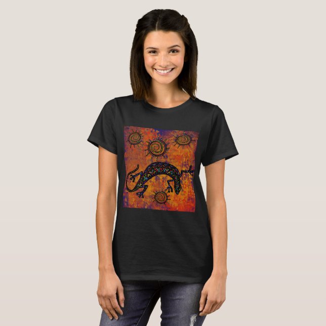 T-SHIRT ART DE LÉZARD SUD-OUEST          (Devant entier)