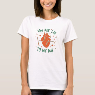 T-shirt Art de l'infirmière de l'amour du cœur ECG