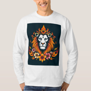 T-shirt Art de lion moderne