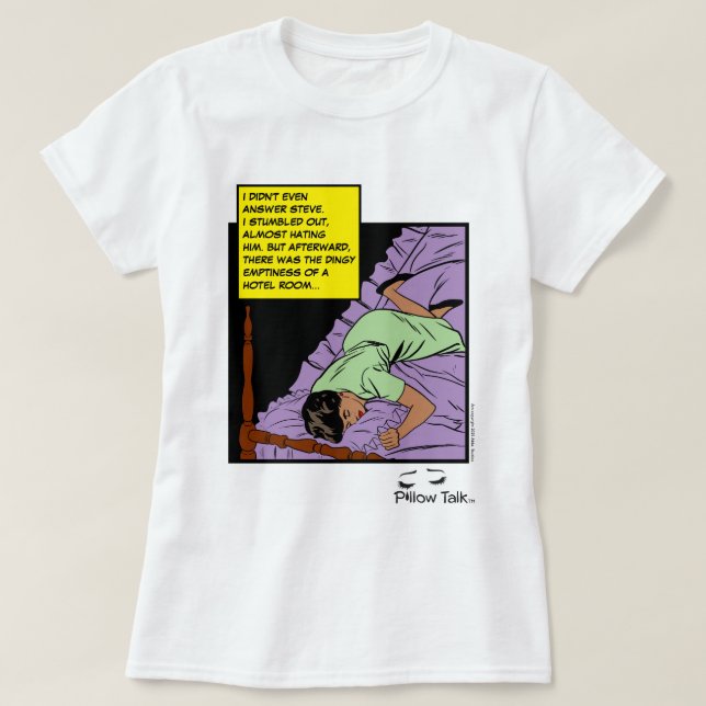 T-shirt Art de livre de bande dessinée comique romantique  (Design devant)