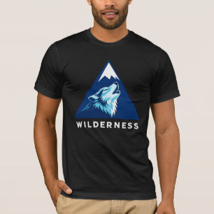 T-shirt art de loup