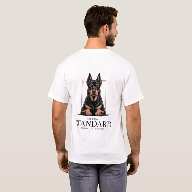 T-shirt Art de luxe pour chien berger allemand royal (Dos entier)