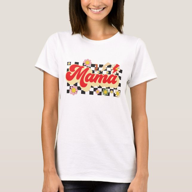 T-shirt Art de Mama rétro (Devant)