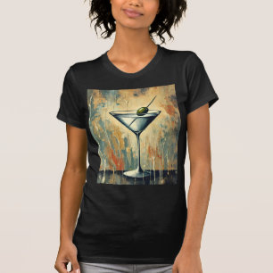 T-shirt Art de Martini en techniques mixtes du milieu du s