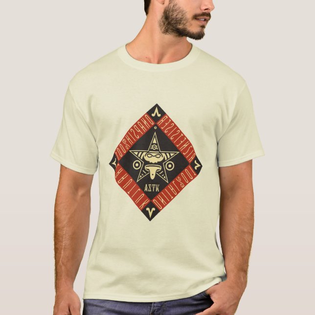 T-shirt Art de Mexicain d'AZTK 100% (Devant)