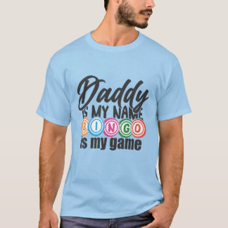 T-shirt Art de mot de Bingo Cool Daddy