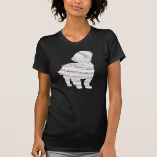 T-shirt Art de mot de Shih Tzu