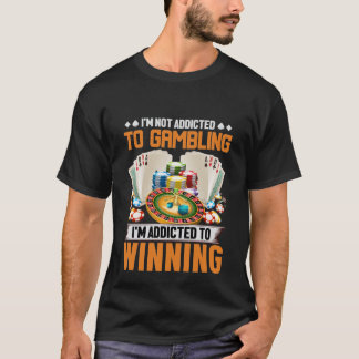 T-shirt Art de mot gagnant de jeu drôle 