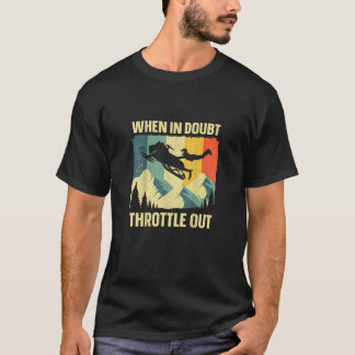 T-shirt Art de motoneige cool pour hommes femmes enfants m
