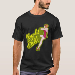 T-shirt Art de nez de 2ÈME GUERRE MONDIALE de belle du