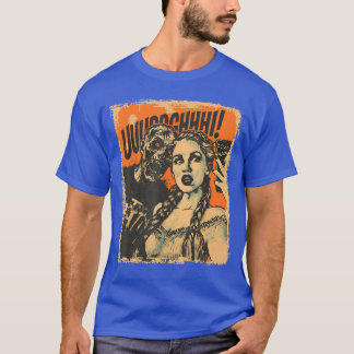 T-shirt Art de panneau de bande dessinée rétro d'horreur d