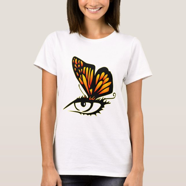 T-shirt Art de papillon (Devant)