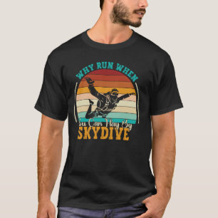 T-shirt Art de parachutisme cool pour hommes femmes parach