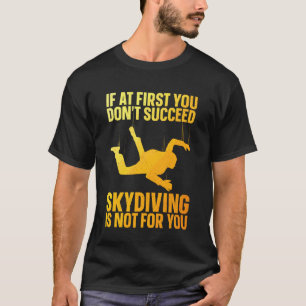 T-shirt Art de parachutisme drôle pour hommes femmes amate