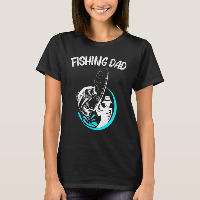 T-shirt Art De Pêche cool Pour Hommes Papa Pêcheurs Poisso (Devant)