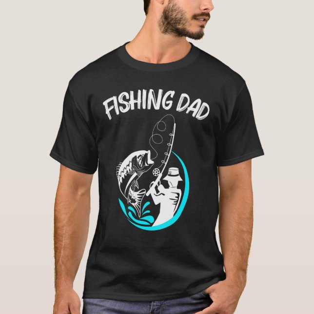 T-shirt Art De Pêche cool Pour Hommes Papa Pêcheurs Poisso (Devant)