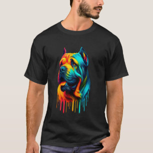 T-shirt Art de peinture dégoulinante Cane Corso Mastiff it