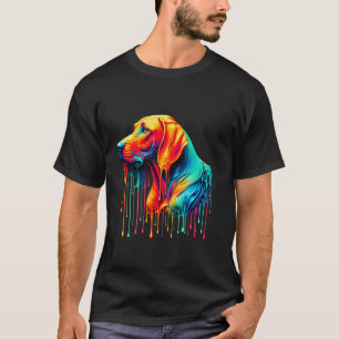 T-shirt Art de peinture qui dégouline Rhodesian Ridgeback