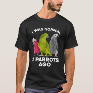 T-shirt Art de perroquet cool pour hommes femmes Cacatoès