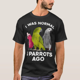 T-shirt Art de perroquet cool pour propriétaire d'oiseau M