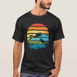 T-shirt Art de plongée en scaphandre drôle incroyable pour