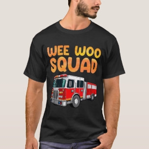 T-shirt Art de pompier drôle pour enfants hommes femmes po