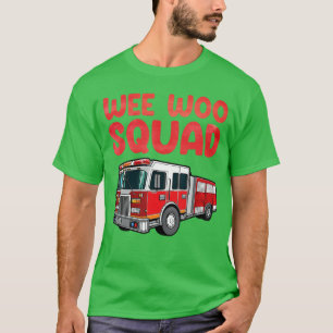 T-shirt Art de pompier drôle pour hommes femmes pompier po