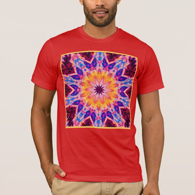 T-shirt Art de puissance Motif dynamique (Devant)