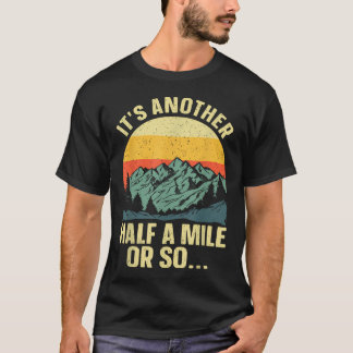 T-shirt Art de randonnée pour le camping en montagne et le