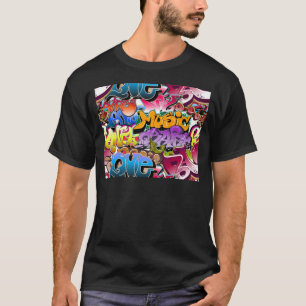 T-shirt Art de rue de graffiti
